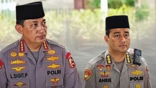 Kapolri dan Ahrie Sonta. [Instagram]